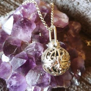 Oil Diffuser Necklace w/ Lava Stone